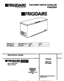 COVER Diagram and Parts List for FFC15D9CW1  Frigidaire Freezer
