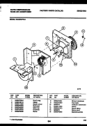 AIR HANDLING PARTS Diagram and Parts List for WAC072P7A1  Frigidaire Air Conditioner