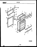 Part Location Diagram of 5303917423 Frigidaire PANEL-Freezer  DOOR