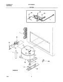 SYSTEM Diagram and Parts List for CFC13M5AW1  Uni Freezer