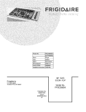 COVER Diagram and Parts List for FPGC3685KSB  Frigidaire Cooktop