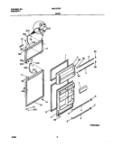 DOOR Diagram and Parts List for MRT18TRFD1  Frigidaire Refrigerator