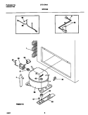 SYSTEM Diagram and Parts List for GFC15M4AW4  Gibson Freezer