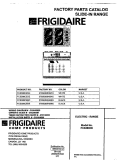 COVER Diagram and Parts List for FCS388CEBC  Frigidaire Range