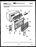 CABINET PARTS Diagram and Parts List for AR18NS8F1  Frigidaire Air Conditioner