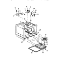 BASIC BODY Diagram and Parts List for KM165HXM  Frigidaire Microwave