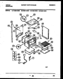 LOWER BODY PARTS Diagram and Parts List for 72-3981-00-06  Tappan Range