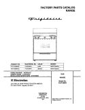 COVER Diagram and Parts List for FLF316WHSC  Frigidaire Range