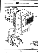 SYSTEM AND AUTOMATIC DEFROST PARTS Diagram and Parts List for RT216MCV0  Frigidaire Refrigerator