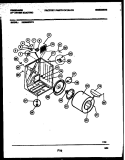 CABINET & COMPONENT PARTS Diagram and Parts List for DE5800RW2  Frigidaire Dryer