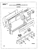 BACKGUARD Diagram and Parts List for MGF334BGBA  Frigidaire Range
