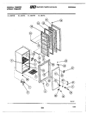 DOOR / CABINET / SYSTEM Diagram and Parts List for GU17L  Frigidaire Freezer