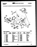 SYSTEM AND ELECTRICAL PARTS Diagram and Parts List for HFS262FM1W  Kelvinator Freezer
