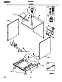 FRAME Diagram and Parts List for GDP635RHR0  Gibson Dishwasher