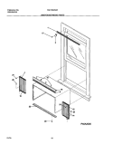 WINDOW MOUNTING PARTS Diagram and Parts List for FAC104M1A1  Frigidaire Air Conditioner