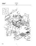 BODY Diagram and Parts List for FES367BCC  Frigidaire Range