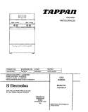 COVER Diagram and Parts List for TGF351AWD  Tappan Range