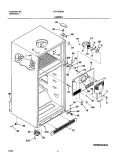 CABINET Diagram and Parts List for FRT15HB3AZ5  Frigidaire Refrigerator