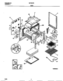 Part Location Diagram of 316072700 Frigidaire SUPPORT-OVEN BOTTOM