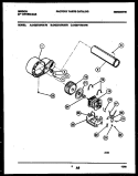 BLOWER AND DRIVE PARTS Diagram and Parts List for DG27T3WAFB  Gibson Dryer