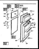 CABINET PARTS Diagram and Parts List for AH094J2T2  Frigidaire Air Conditioner