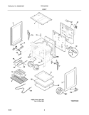 BODY Diagram and Parts List for FEF326FQE  Frigidaire Range