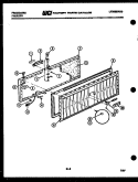 PANEL PARTS Diagram and Parts List for CFE23DL2  Frigidaire Freezer