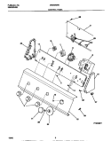 CONTROL PANEL Diagram and Parts List for MWX645RES0  Frigidaire Washer