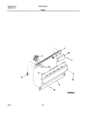 FRAME Diagram and Parts List for FDB101SAW2  Frigidaire Dishwasher