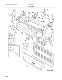 BACKGUARD Diagram and Parts List for BES374ES2  Crosley Wall Oven