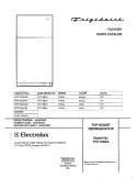 COVER Diagram and Parts List for FRT15B3AQ0  Frigidaire Refrigerator