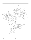 CONTROL PANEL Diagram and Parts List for CFW2000FW0  Crosley Washer