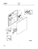 DOOR Diagram and Parts List for FDB751SCC0  Frigidaire Dishwasher
