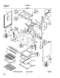 BODY Diagram and Parts List for FGFB66ASD  Frigidaire Range