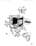 Part Location Diagram of 8057591 Frigidaire CLAMP, FILTER BOTM