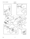CONTROLS Diagram and Parts List for GHSC39EJPW2  Frigidaire Refrigerator