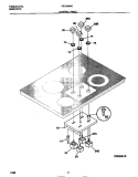 Part Location Diagram of 318016305 Frigidaire KNOB-SURFACE UNIT
