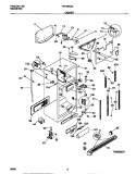 CABINET Diagram and Parts List for FRT26XGCW3  Frigidaire Refrigerator