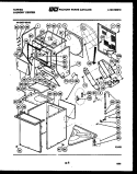 CABINET PARTS AND HEATER Diagram and Parts List for 44-2407-23-03  Tappan Washer