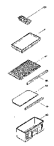 Shelves And Basket Diagram and Parts List for 5648913471  Kenmore Freezer