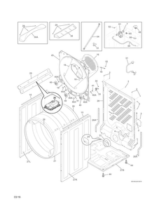 Part Location Diagram of 137240501 Frigidaire BRACE