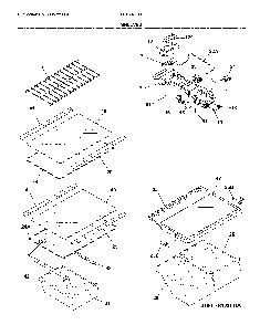 Shelves Diagram and Parts List for FFTR1821TDA  Frigidaire Refrigerator