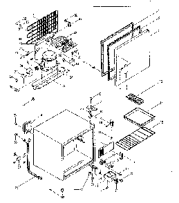 Cabinet Parts Diagram and Parts List for 5648911510  Kenmore Refrigerator
