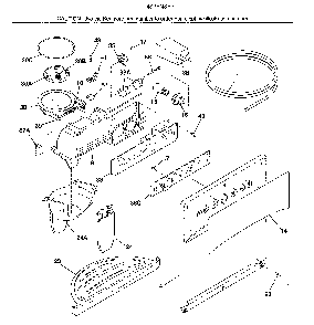 Dispenser Diagram and Parts List for 25353679302  Kenmore Refrigerator