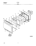 DOOR Diagram and Parts List for KEF355ASB  Kelvinator Range