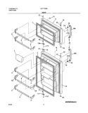 Part Location Diagram of 5304484193 Frigidaire HANDLE