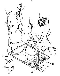 Microwave Diagram and Parts List for 5648896280  Kenmore Microwave