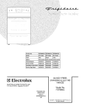 COVER Diagram and Parts List for FEFB68CSC  Frigidaire Range