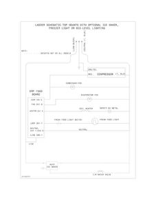 Wiring Schematic Diagram and Parts List for FFHT1514QZ0  Frigidaire Refrigerator