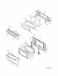 Part Location Diagram of 807437303 Frigidaire TRIM